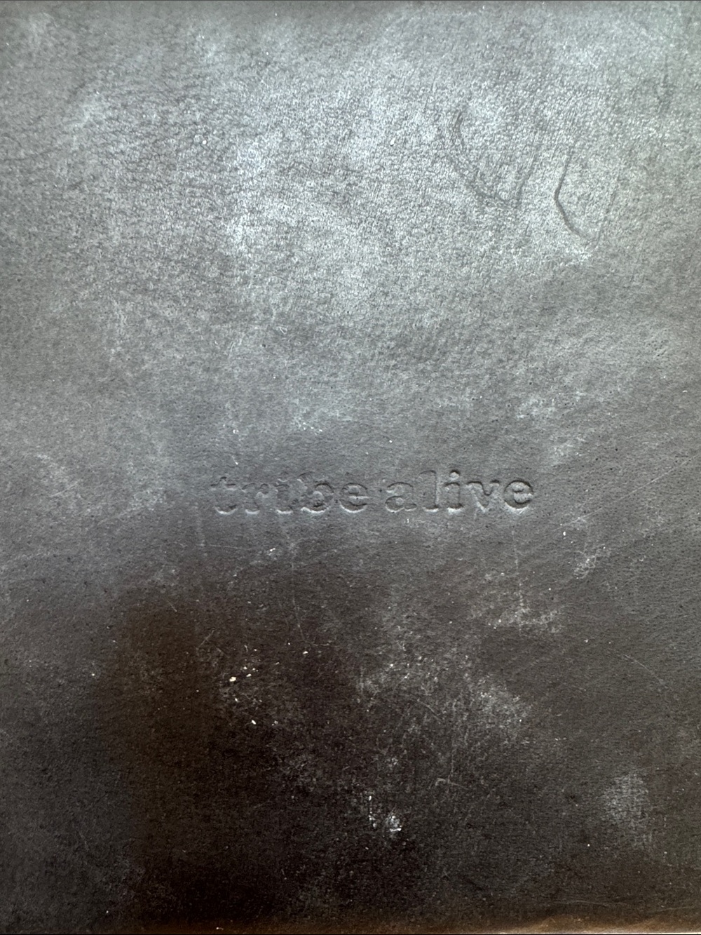 Tribe Alive Hand Marbled Leather Valet Tray Catchall Snap Corners - Picture 5 of 7